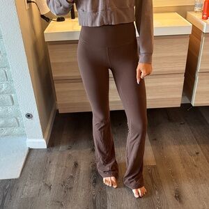 Brown Lululemon Align Flare Leggings Pants 2